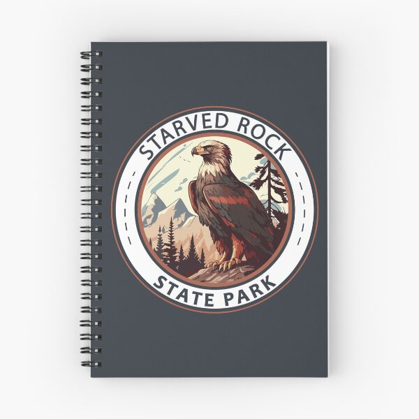 Item preview, Starved Rock State Park Illinois Bald Eagle Badge designed and sold by KrisSidDesigns.
