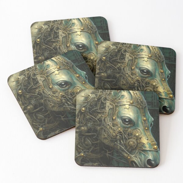Item preview, Biomechanical Steampunk Horse 1 designed and sold by Earth Celebration Designs.