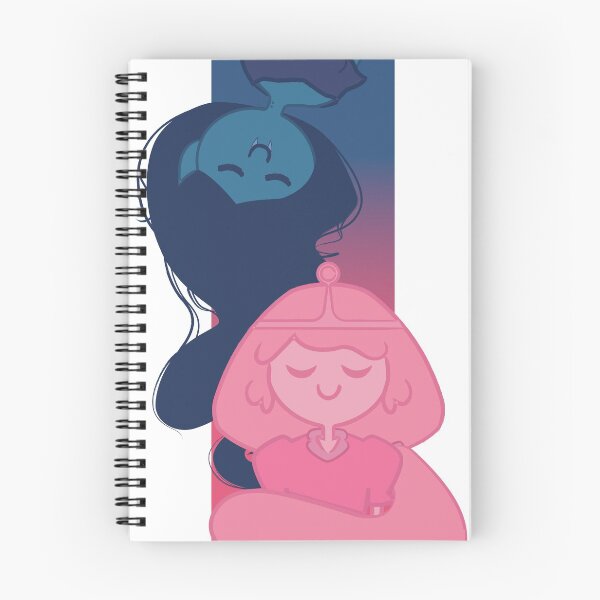 Item preview, Marceline and Bubblegum - pink and blue stripe designed and sold by merfolk.