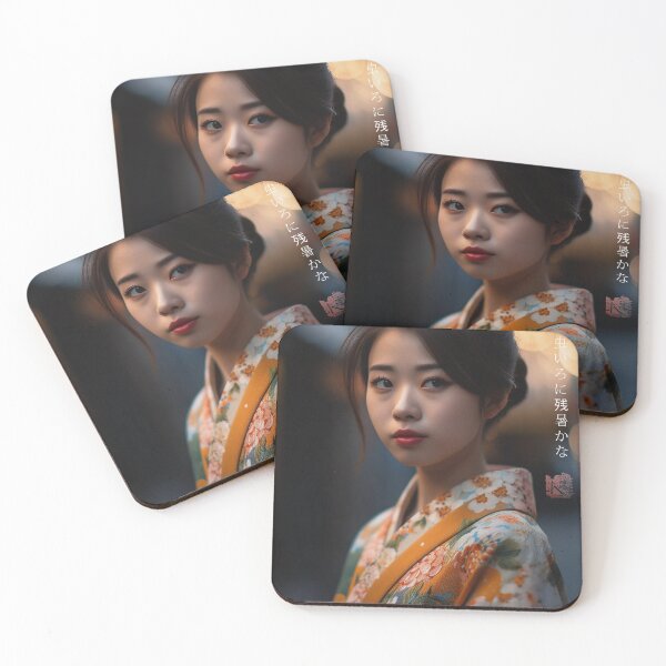 Item preview, Japanese maiko DS0320 haiku geisha portrait photography old Kioto by Ksavera designed and sold by KsaveraArt.