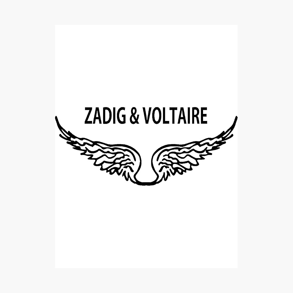 Colorful Zadig Et Voltaire Quotes With Wing Poster for Sale by
