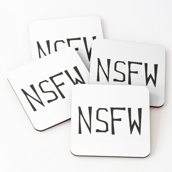 Item preview, NSFW Internet Shorthand in Black Lettering designed and sold by BackgroundPixel.