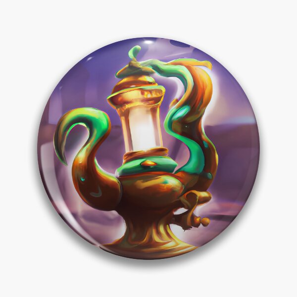 Item preview, Lamp Genie In Cyberpunk Universe designed and sold by KalipsoArt.