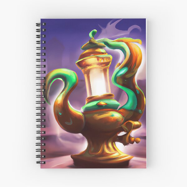 Item preview, Lamp Genie In Cyberpunk Universe designed and sold by KalipsoArt.
