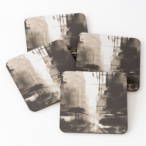 Item preview, City Street Black and White designed and sold by AdvancedApe.