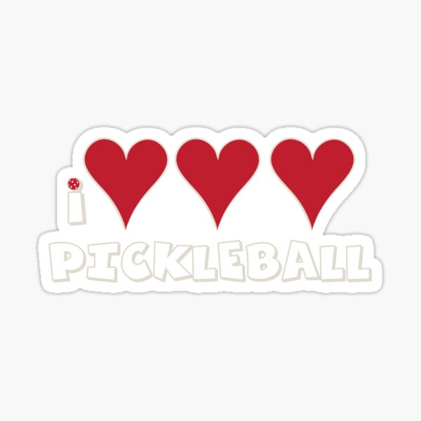 Item preview, I Love Love Love Pickleball designed and sold by whyitsme.