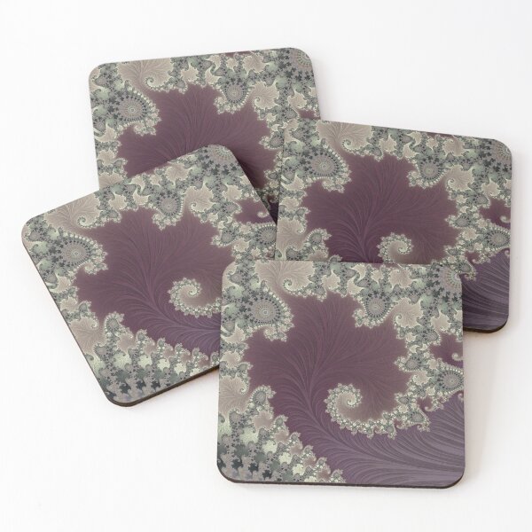 Item preview, Boysenberry Cream Geometric Fractal Art  designed and sold by Jillianamatt.