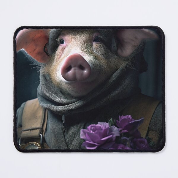 Item preview, Anthropomorphic Piglet - Character Portrait designed and sold by CreationP.