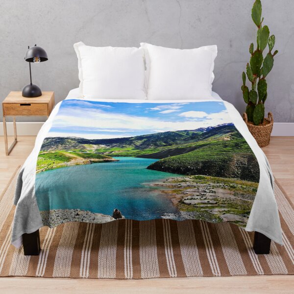 Item preview, Lush Green Mountain Lake: Stunning Digital Art designed and sold by TaloeSahar.