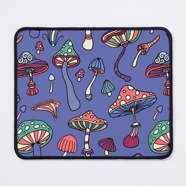Item preview, Violet magic mushrooms vibes retro pattern designed and sold by bullshirter.