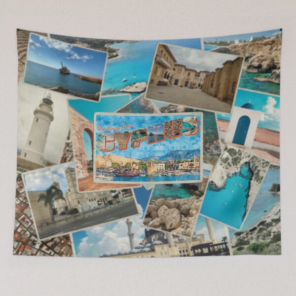 Item preview, Greetings from Cyprus Vintage style retro souvenir designed and sold by DeveloperProp0.