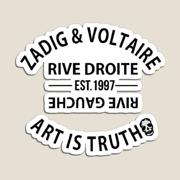 Stickers Zadig et Voltaire logo - Rive - Art & Stick