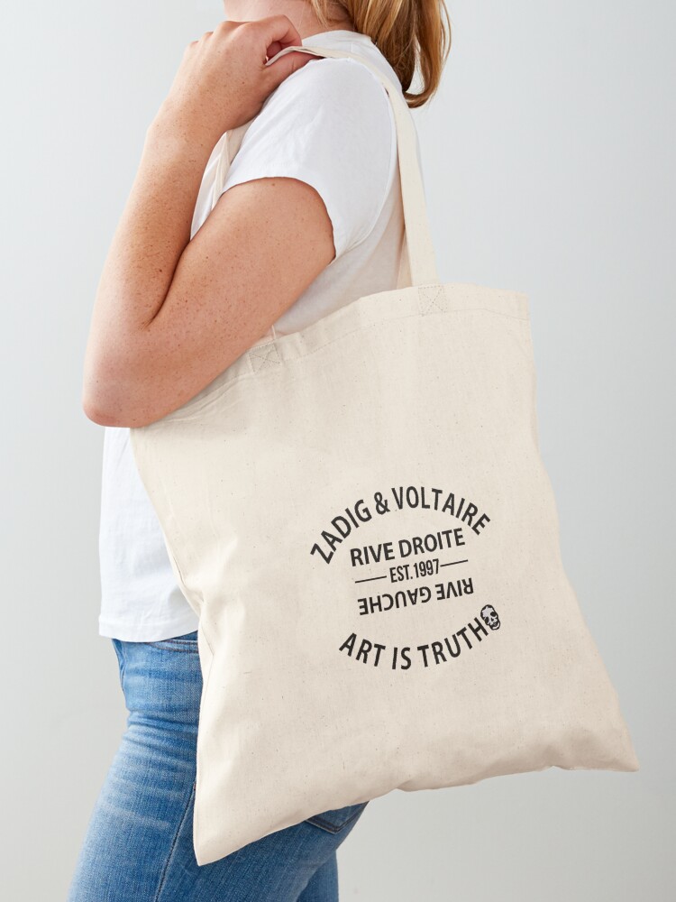 Zadig & Voltaire Logo-print Canvas Tote Bag In Neutrals