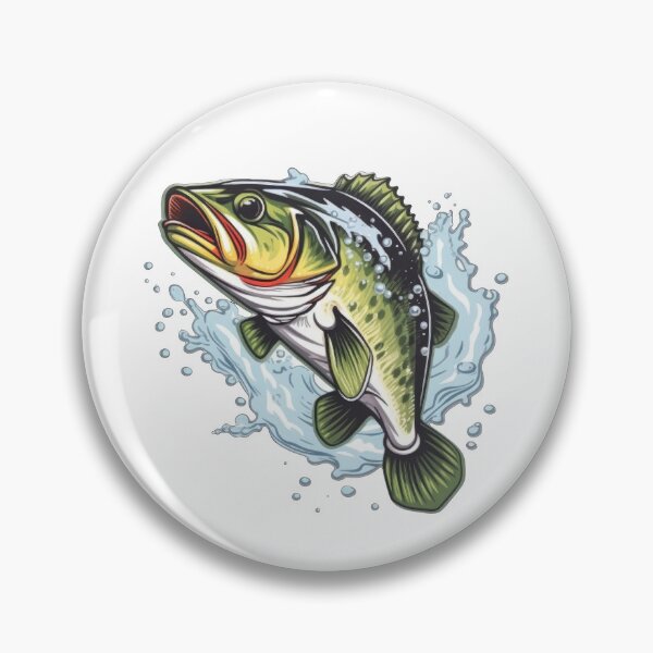 Item preview, Bass - fishing designed and sold by Krystian Zielinski.