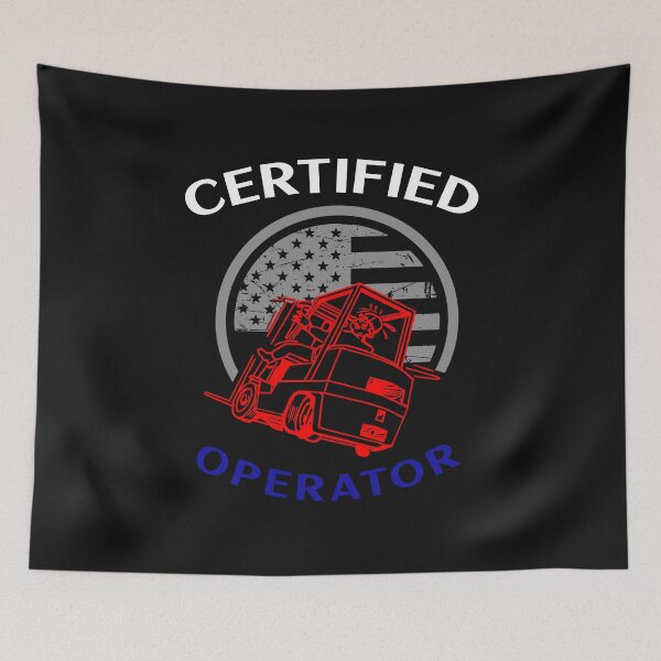 Item preview, Vintage Forklift Certified Forklift Operator FWRB designed and sold by TeamsterLife.