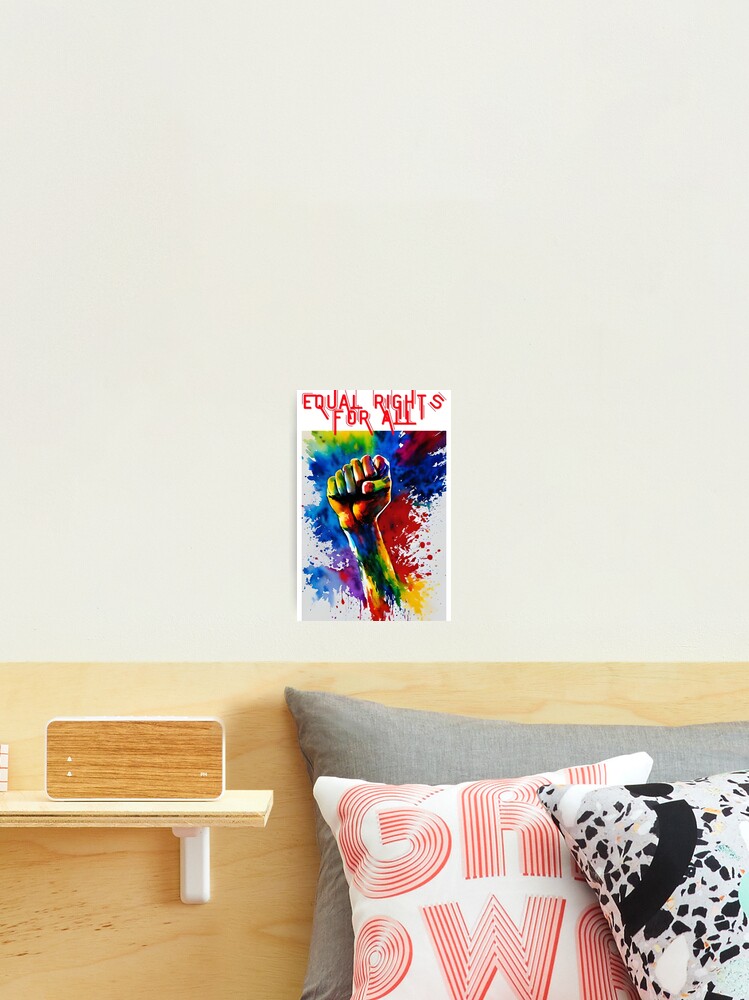 Thumbnail 2 of 3, Photographic Print, Human Rights Day designed and sold by InStickers.