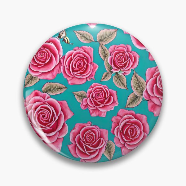 Item preview, Beautiful Rose Pattern - Spring / Summer Theme Throw Pillow  designed and sold by Sowari-Pillows.