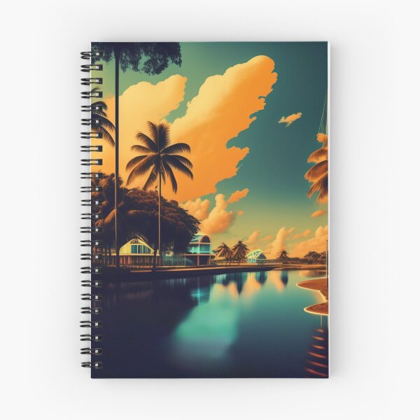 Item preview, Tropical river retroposter designed and sold by willgreyy.