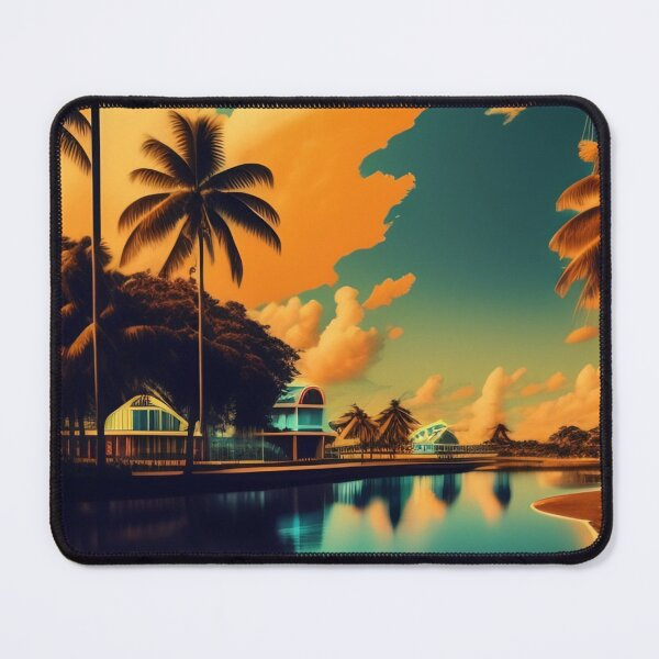 Item preview, Tropical river retroposter designed and sold by willgreyy.