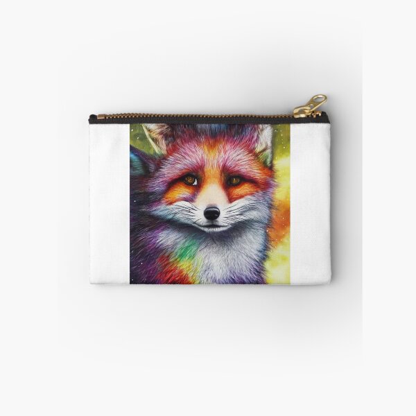 Item preview, Rainbow Fox designed and sold by Getsomecakes ⭐⭐⭐⭐⭐.