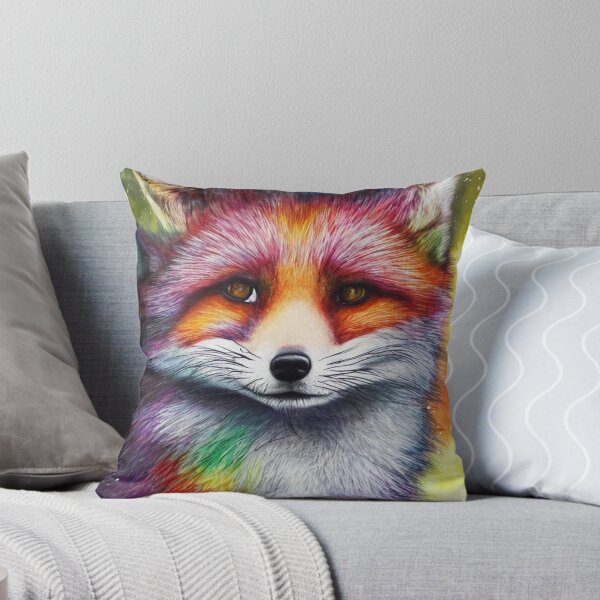 Item preview, Rainbow Fox designed and sold by Getsomecakes ⭐⭐⭐⭐⭐.