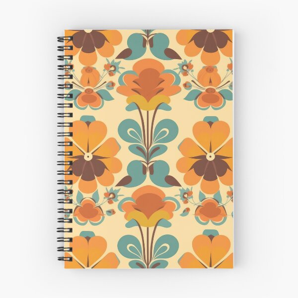 Item preview, Retro flower pattern designed and sold by frogg136.
