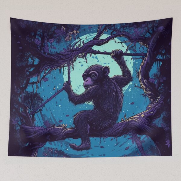 Item preview, Monkey Art - My Ancestor Monkey designed and sold by letsgetinspired.