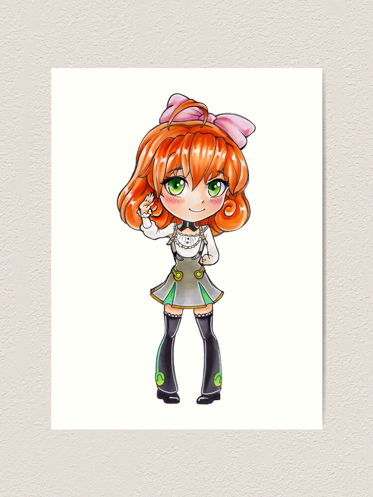 Penny Polendina Chibi Art Print By Dacdacgirl Redbubble