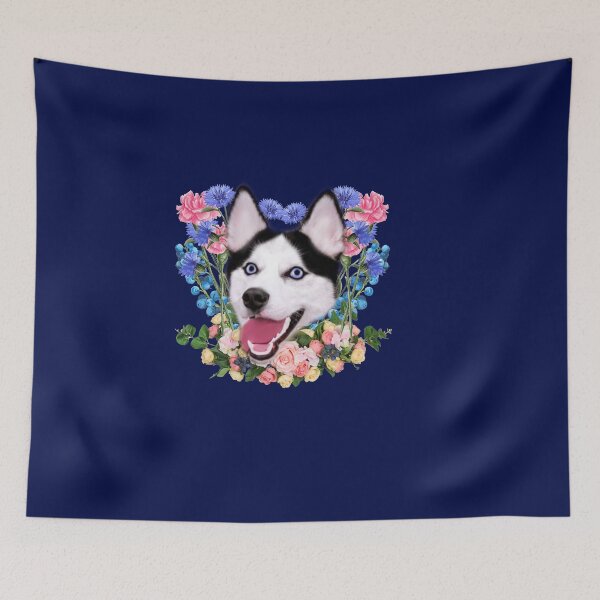 Item preview, Husky Flowers designed and sold by PorcupineQuinn.