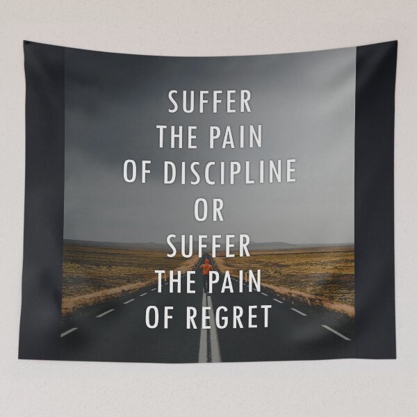 Item preview, The Pain of Discipline Or The Pain of Regret designed and sold by Printend _.