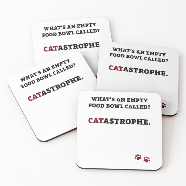 Item preview, CATastrophe - Empty Cat Feeding Bowl Joke Shirt, Funny Pet Humor T-Shirt for Cat Lovers/Owners, Kitty Mom/Dad/Parents Tee, Meowmy Tee Top designed and sold by CanOpnrsNation.