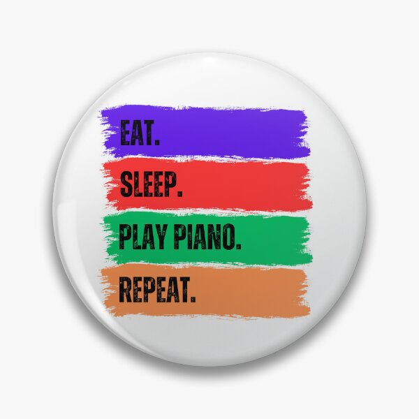 Item preview, Eat. Sleep. Play Piano. Repeat. designed and sold by Goldmedaldesign.