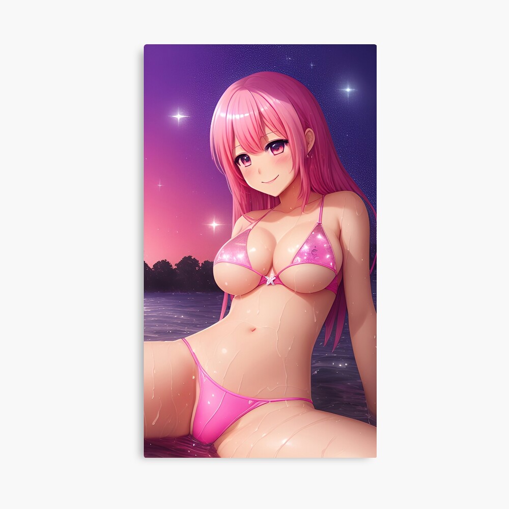 Sexy anime bikini girl