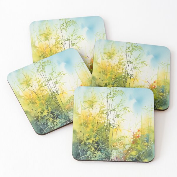 Artikelvorschau, Von der Natur inspirierte Zen-Kunst – Aquarell-Bambus entworfen und verkauft von RetComly.
