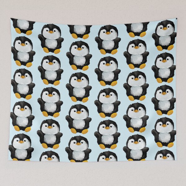 Item preview, Fluffy baby penguin designed and sold by kaleap192.