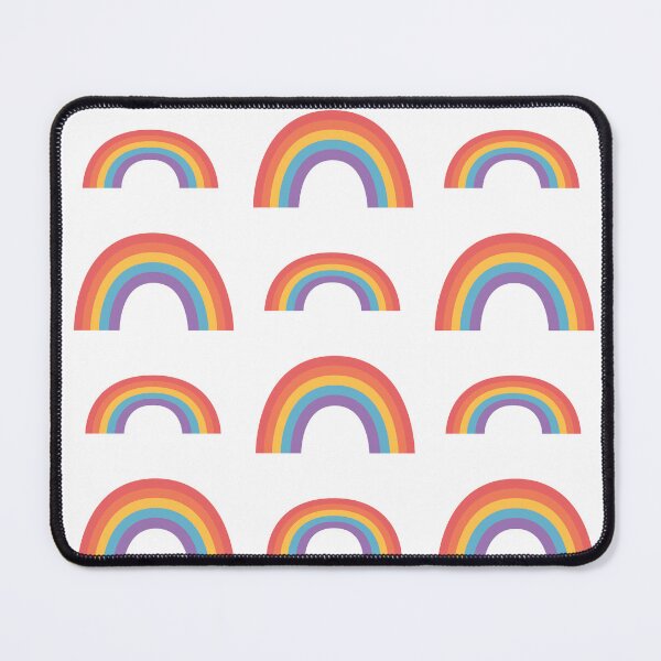 Item preview, Rainbows Pattern 1 - White designed and sold by Daniel Bevis Design.