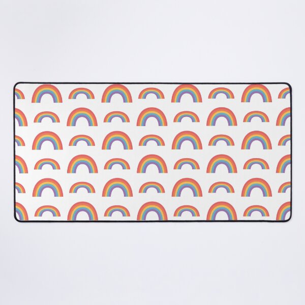 Item preview, Rainbows Pattern 1 - White designed and sold by Daniel Bevis Design.