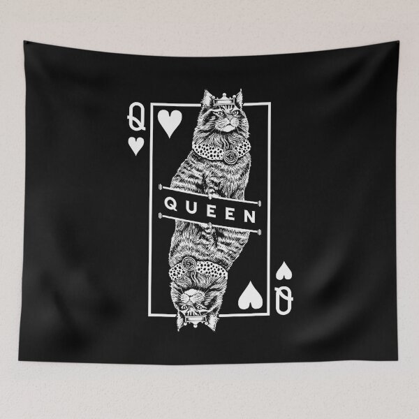 Item preview, Maine Coon Queen Of Hearts Funny Cat Lover Pop Art designed and sold by GrandeDuc.