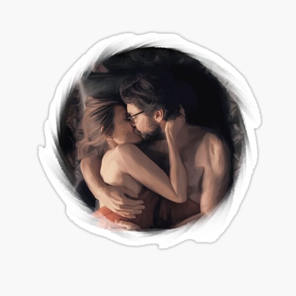 Item preview, Kissing on the leather couch designed and sold by artisangriffink.