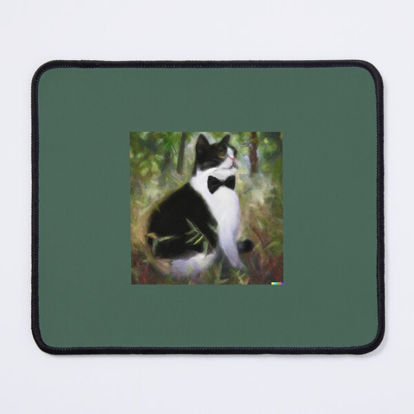 Item preview, Tuxedo Cat in Nature Painting designed and sold by TimmyCompany.