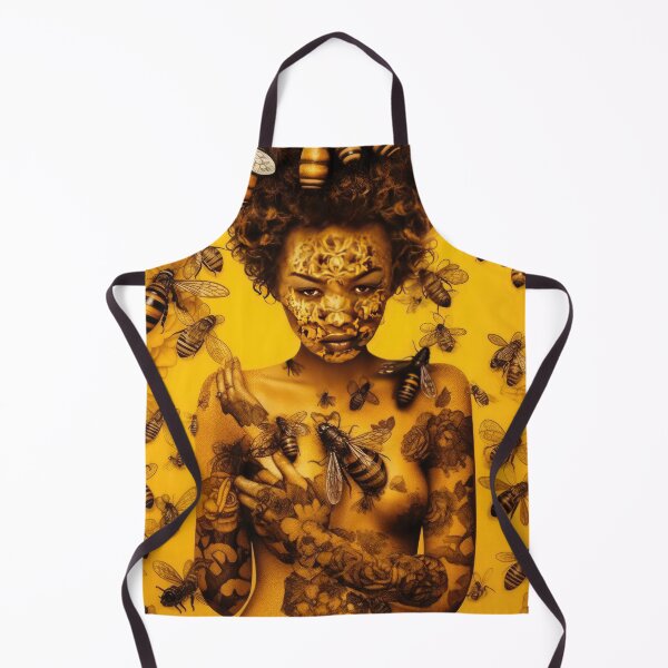 Item preview, Bee-utiful Black Woman: A Painting of a Strong and Stunning Queen with Bees on Her Body designed and sold by All Souls Dream.