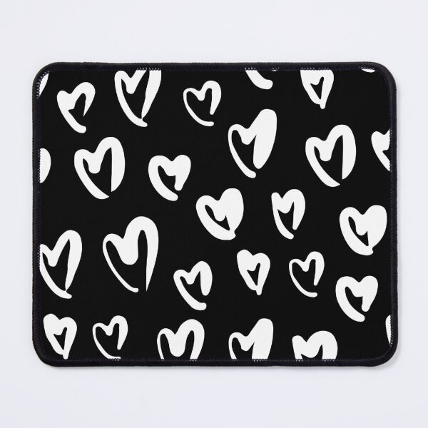 Item preview, Fluffy Hearts - Minimal, Elegant, Simple ( Black & White ) Design designed and sold by FenMou.