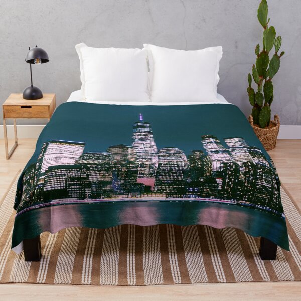 Item preview, Downtown NYC Night View x Mint designed and sold by HoundDesign.
