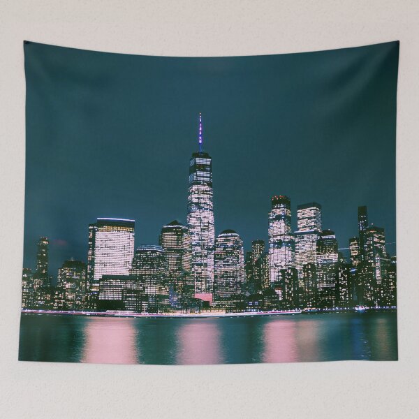 Item preview, Downtown NYC Night View x Mint designed and sold by HoundDesign.
