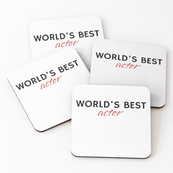 Item preview, World's Best Actor designed and sold by Stuffspot.