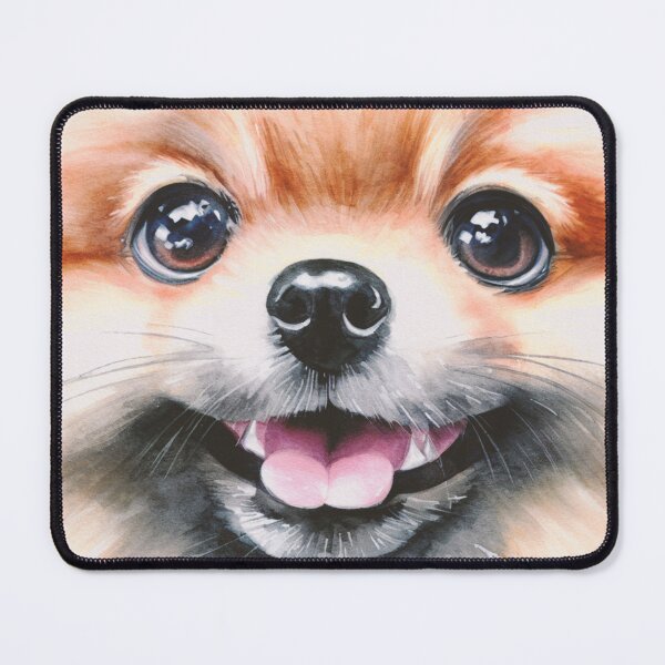 Item preview, Happy Pomeranian Face designed and sold by CritterSticker.