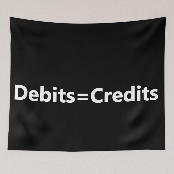 Item preview, Debits=credits fundamental accounting formula, accounting and business designed and sold by NoetherSym.