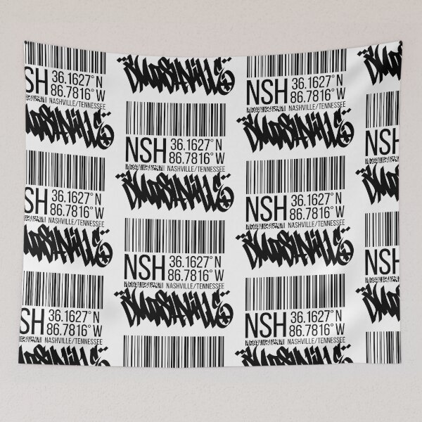 Item preview, Nashville, TN (black) designed and sold by ICYMI-DZNS.