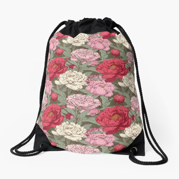 Aperçu de l'œuvre Champ de fleurs de pivoine créée et vendue par Design Depot.