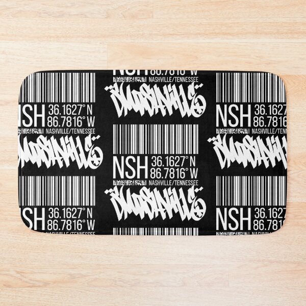 Item preview, Nashville, TN (white) designed and sold by ICYMI-DZNS.